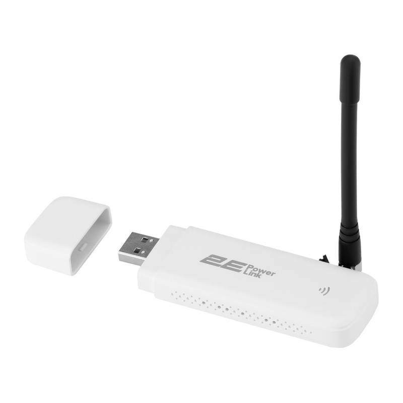 Wi-Fi роутер 2E PowerLink (MiFi-1 2024) LTE Wi-Fi4 1xUSB 1xCRC9